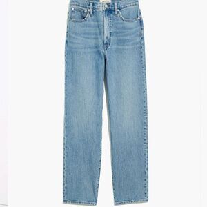 Madewell nc331 The perfect vintage straight Jean in Hoye Wash Repaired size 30